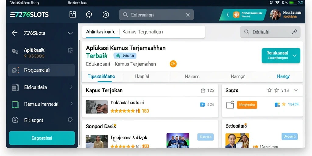 Tampilan antarmuka 7276SLOTS yang mudah digunakan untuk terjemahan.