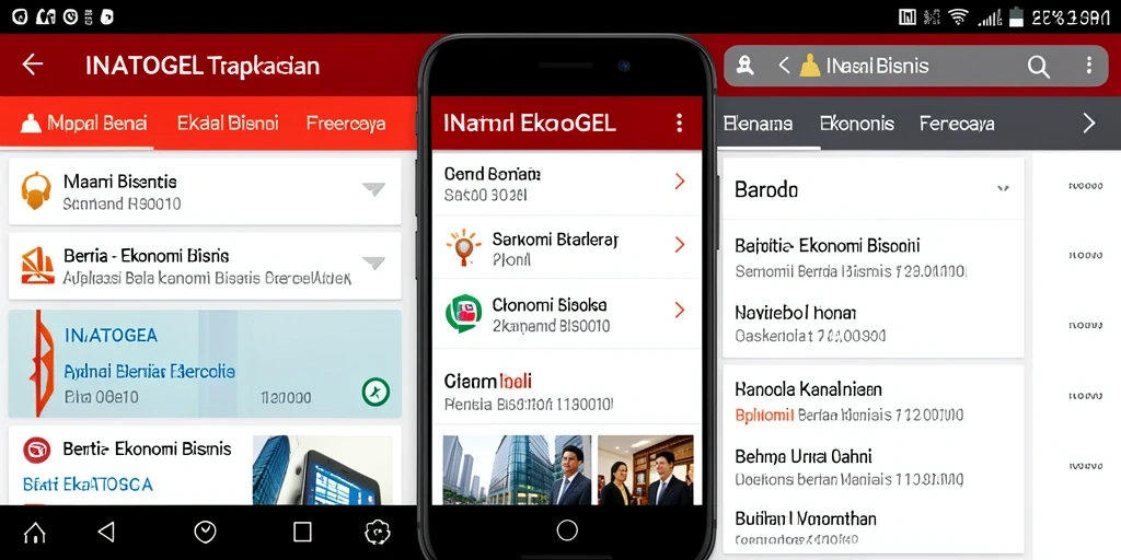 Tampilan antarmuka INATOGEL yang informatif dan user-friendly.