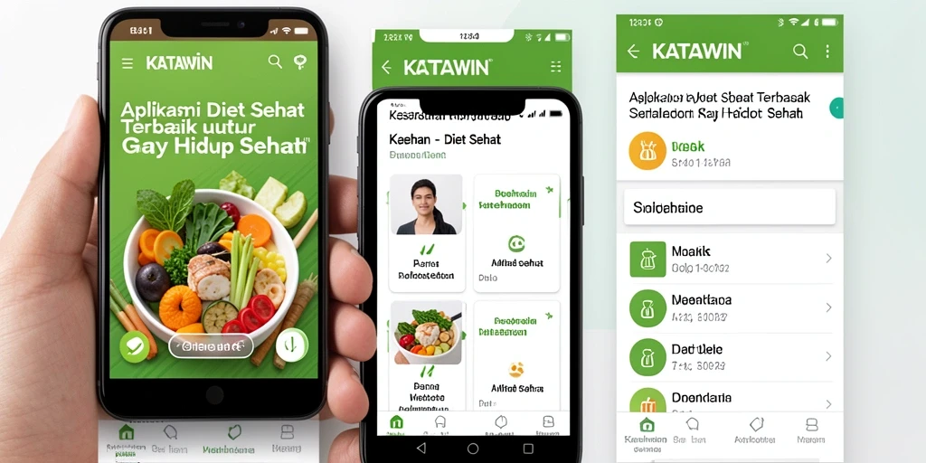Antarmuka pengguna KATAWIN yang sederhana dan menarik.