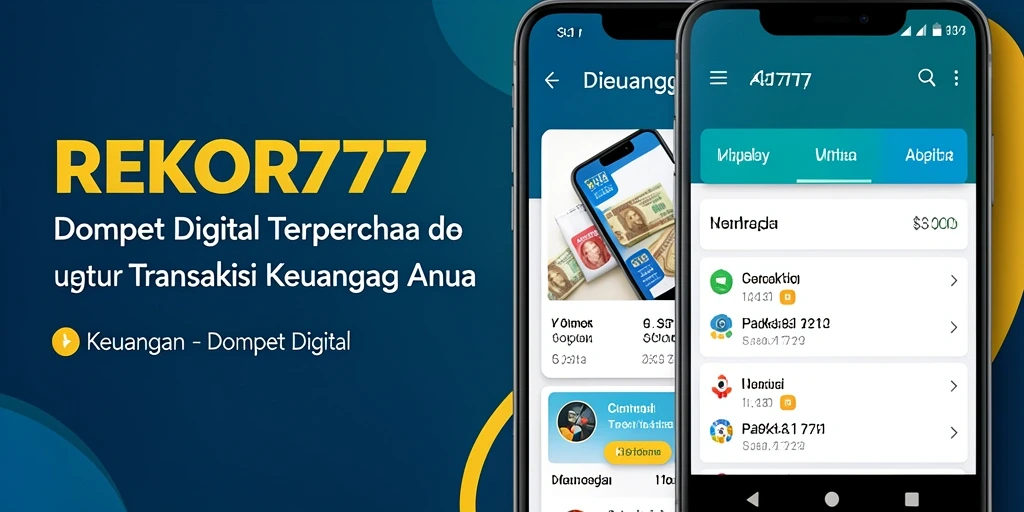 Antarmuka intuitif REKOR777 untuk dompet digital.