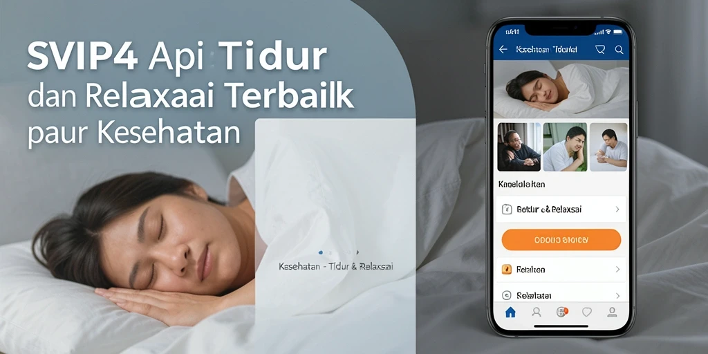 Antarmuka SVIP4 yang sederhana untuk Tidur dan Relaksasi.
