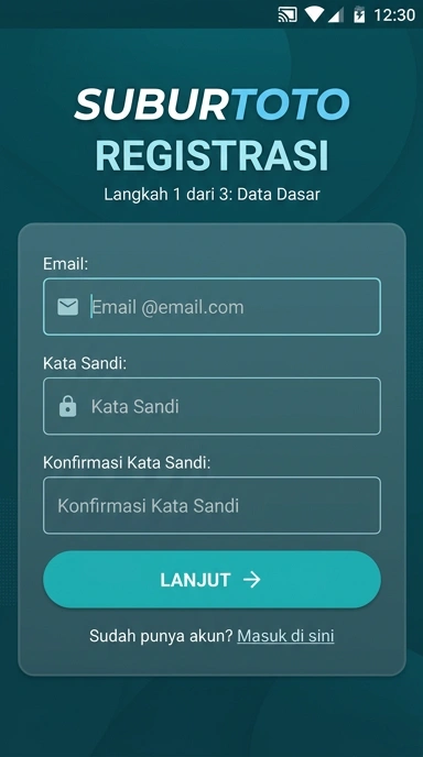 Cara Mudah Daftar Akun Suburtoto untuk Android
